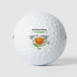 Internationaler Teetag Golfball