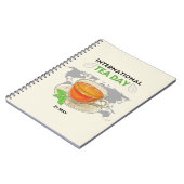 Internationaler Teetag Notizblock (Linke Seite)