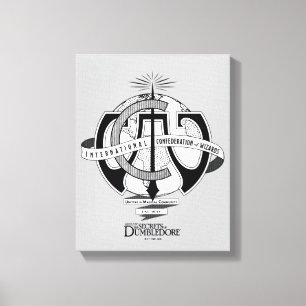 Internationaler Verband der Wizards-Logos Leinwanddruck