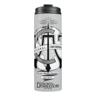 Internationaler Verband der Wizards-Logos Thermosbecher