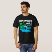 Internationaler Weltwassertag Rette Wasserwelt Wat T-Shirt (Vorne ganz)