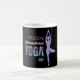Internationaler Yogatag Kaffeetasse