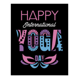 Internationaler Yogatag Poster