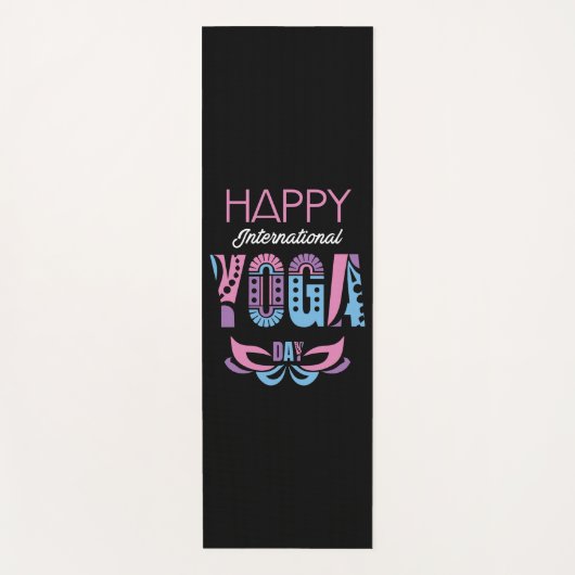 Internationaler Yogatag Yogamatte (Vorderseite)