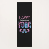 Internationaler Yogatag Yogamatte (Rückseite)