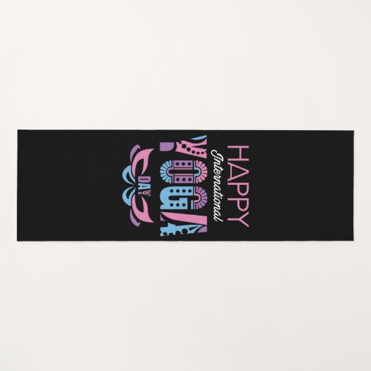 Internationaler Yogatag Yogamatte (Vorderseite (Horizontal))