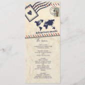 Internationales Abenteuer Rustikale Hochzeit in Ur Programm (Vorderseite)