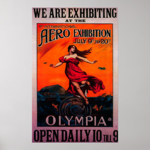 Internationales Aero Expo Vintage Poster