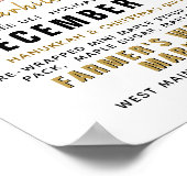 Internationales Aktionspaket für Ahornsirup-Tag Poster (Ecke)