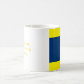 Internationales Alphabet kennzeichnet D Kaffeetasse (Mittel)