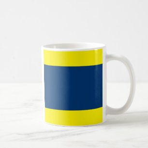 Internationales Alphabet kennzeichnet D Kaffeetasse