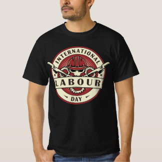 internationales Arbeitstagsemblem T-Shirt