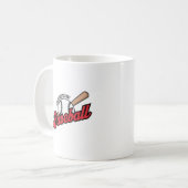 Internationales Baseball-Day-Logo Kaffeetasse (Vorderseite Links)
