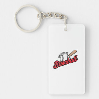 Internationales Baseball-Day-Logo Schlüsselanhänger