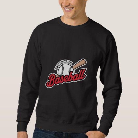 Internationales Baseball-Day-Logo Sweatshirt (Vorderseite)