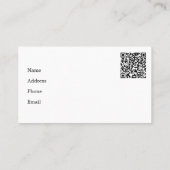 Internationales Bullshippers-Mitglied mit QR-Code Visitenkarte (Rückseite)