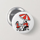 Internationales Café Button (Vorne & Hinten)