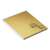 Internationales chinesisches Tiger-Neujahr 2022 Sq Notizblock (angewinkelt)