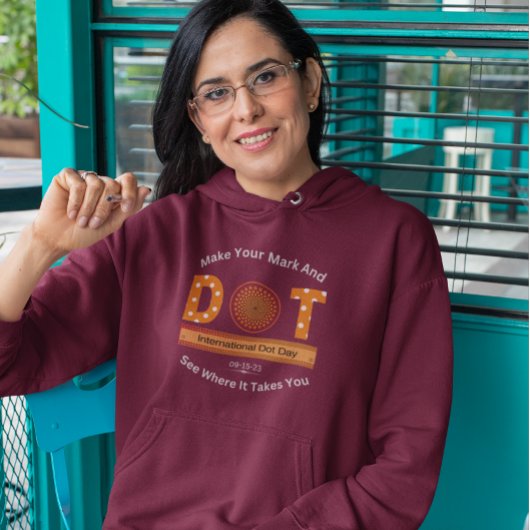 Internationales Dot Day Design Hoodie
