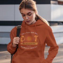Internationales Dot Day Design Hoodie