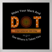 Internationales Dot Day Design Poster (Vorne)