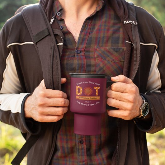 Internationales Dot Day Design Reisebecher