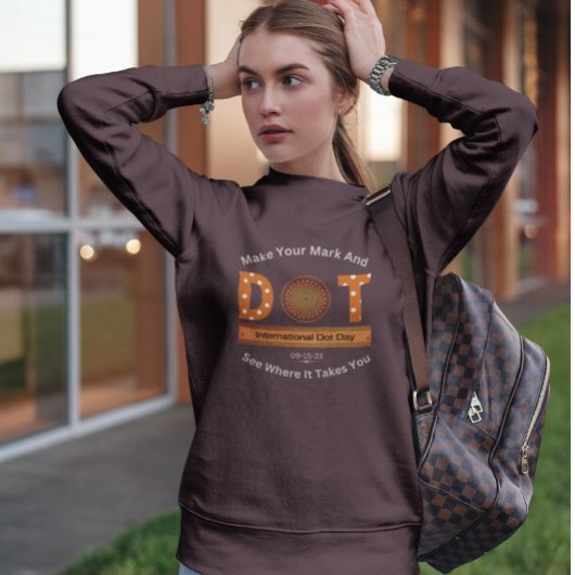Internationales Dot Day Design Sweatshirt