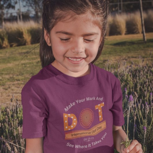 Internationales Dot Day Design T-Shirt