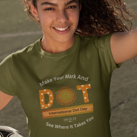 Internationales Dot Day Design T-Shirt
