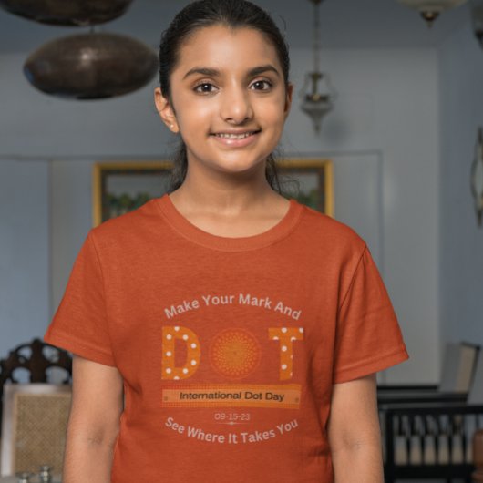 Internationales Dot Day Design T-Shirt