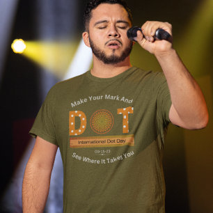 Internationales Dot Day Design T-Shirt