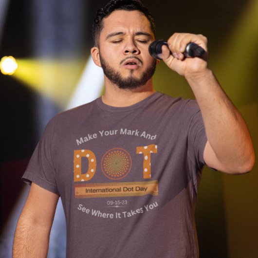 Internationales Dot Day Design T-Shirt