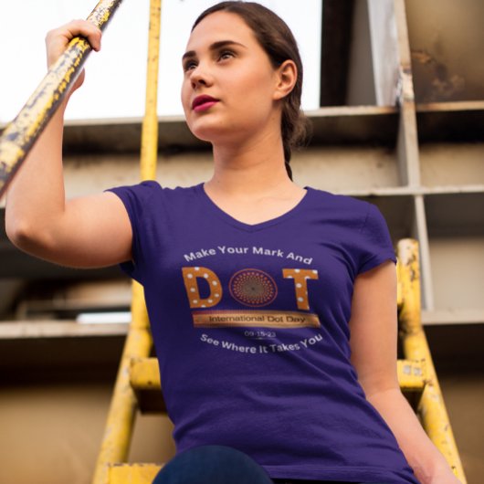 Internationales Dot Day Design T-Shirt