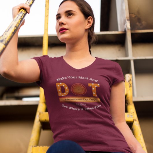 Internationales Dot Day Design T-Shirt