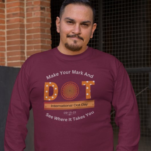 Internationales Dot Day Design T-Shirt