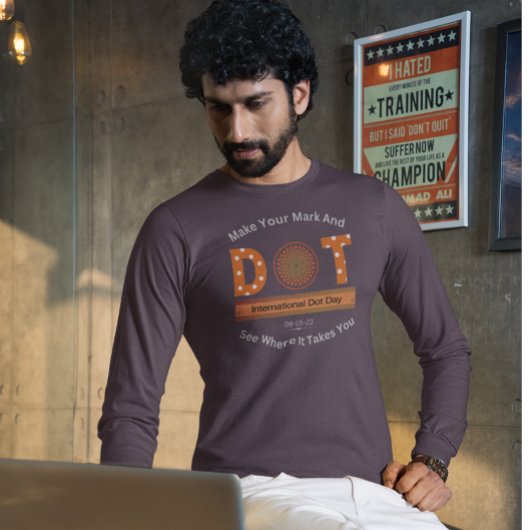 Internationales Dot Day Design T-Shirt