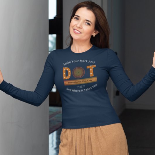 Internationales Dot Day Design T-Shirt