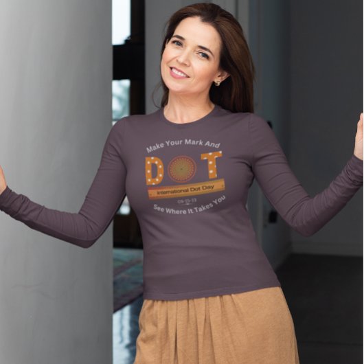 Internationales Dot Day Design T-Shirt