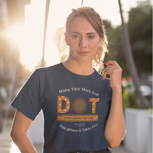 Internationales Dot Day Design T-Shirt