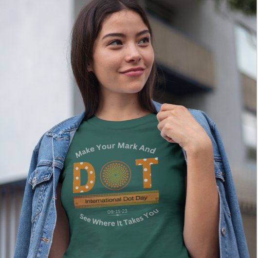 Internationales Dot Day Design T-Shirt