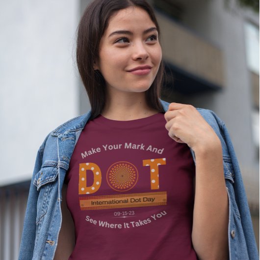 Internationales Dot Day Design T-Shirt