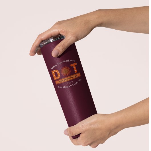 Internationales Dot Day Design Thermosbecher