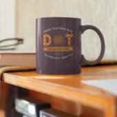 Internationales Dot Day Design Zweifarbige Tasse