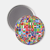 Internationales Flaggenmagazin Magnet (Vorderseite/Rückseite)