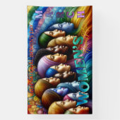 Internationales Frauentag-Banner Banner (Vertikal)