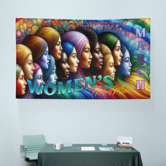 Internationales Frauentag-Banner Banner (Messe)