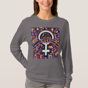 Internationales Frauentag-Design auf Basis eines l T-Shirt