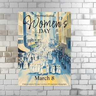 Internationales Frauentag-Leid Poster