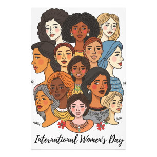 Internationales Frauentag-Poster Fotodruck
