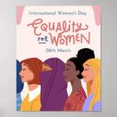 Internationales Frauentag-Poster Poster (Vorne)